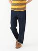 Beams Plus Denim Size 38210040791 Men's Wide-Leg 5-Pocket Pants, Indigo, L,