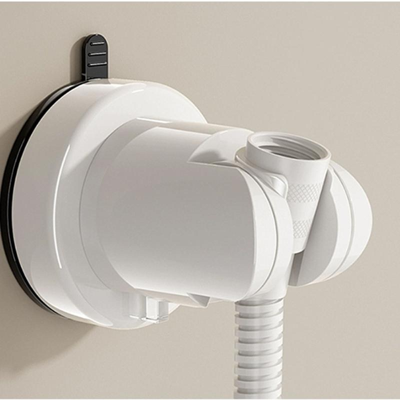 Suction Cup Shower Head Holders Strong Adhesive Wall Mount Adjustable Angle Shower Brackets Quick Fixing for Bathroom