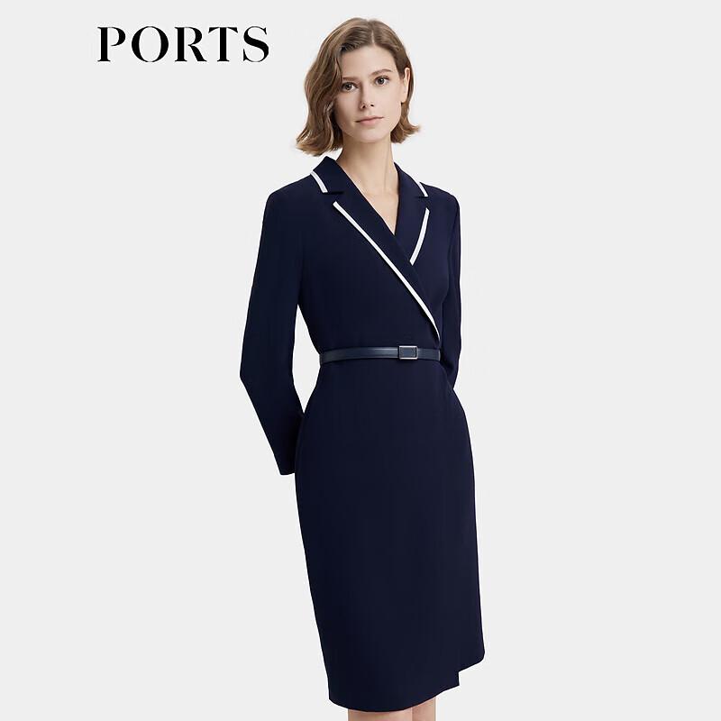 

PORTS Женское элегантное платье для通勤 на осень/зиму XS