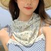 Flowers Summer Sunscreen Mask Full Face Ultraviolet Female Thin Section Cover Face Veil Mask Neck Neck Protector