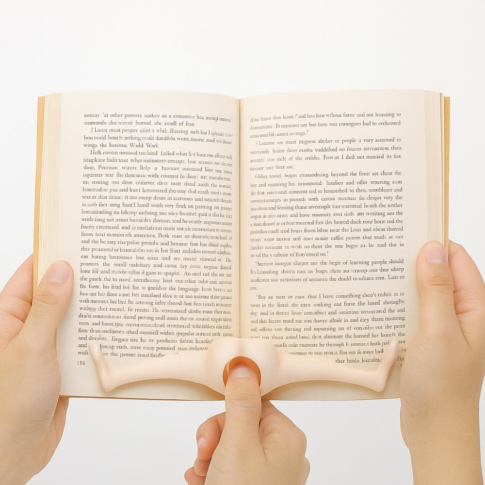 Reading Assistant Funny Thumb Bookmark Reusable Finger Ring Page Clip  Book Lovers