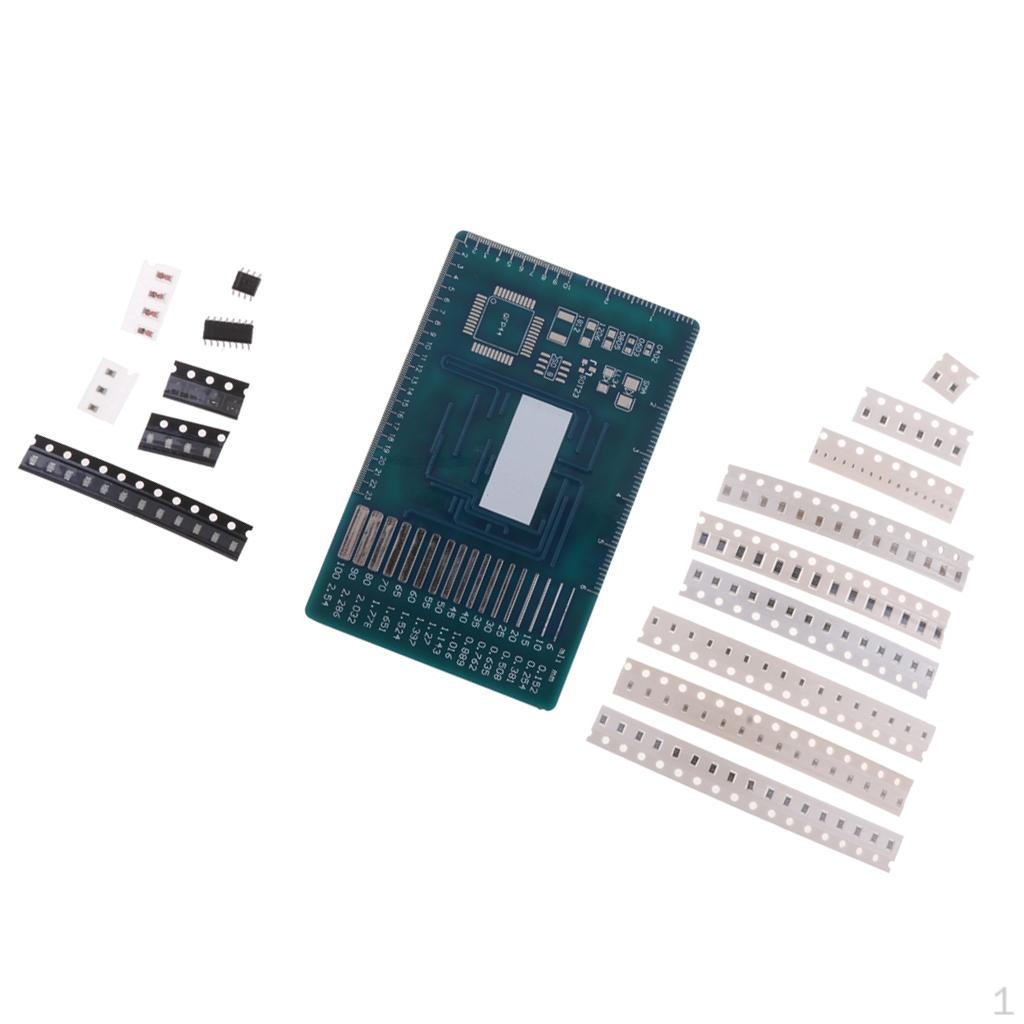

Светодиодный SMD DIY паяльный компонент, тренировочная доска, комплект для обучения навыкам, детали для начинающих