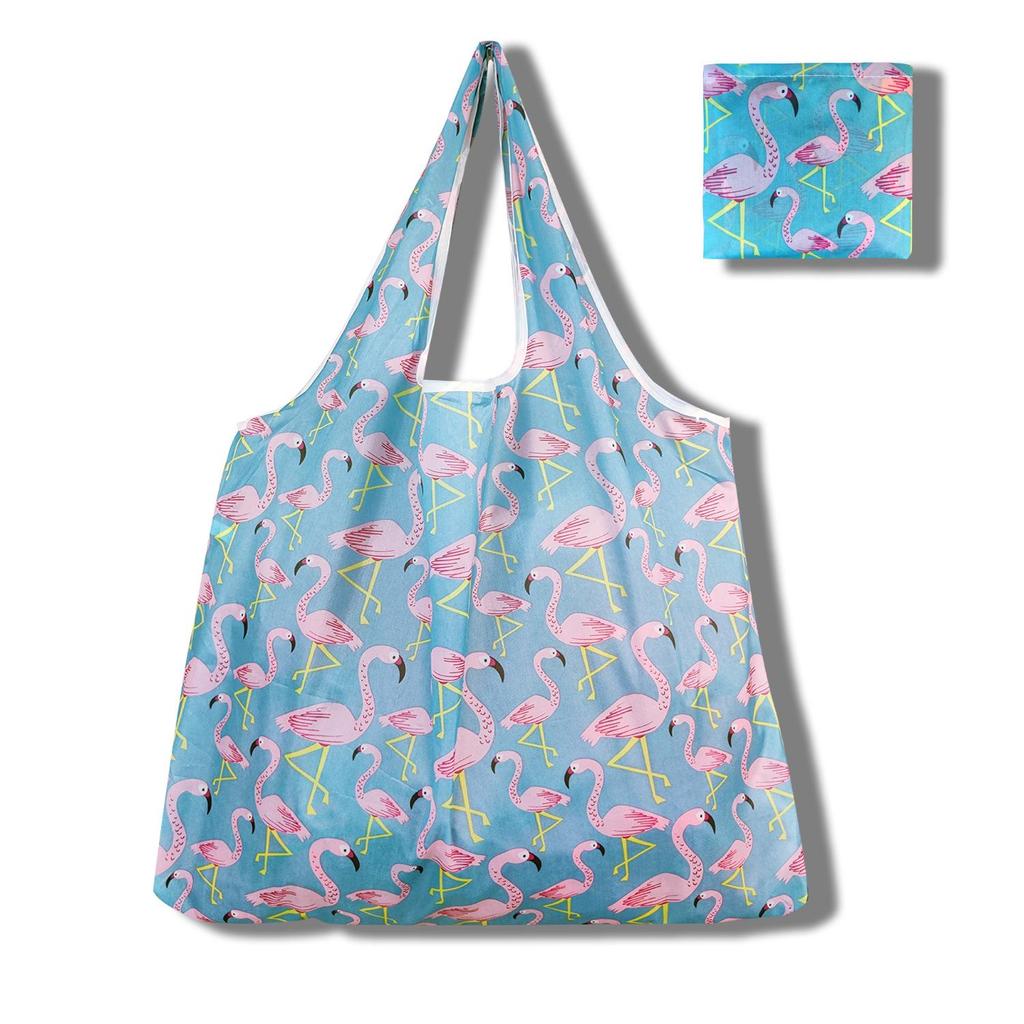 Eco-Friendly Large Capacity Foldable Tote Bag - Creative, Portable, Printed, and In Stock