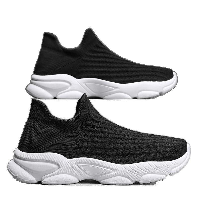Summer new fly-woven mesh breathable thin socks shoes running casual sports trendy shoes