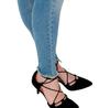Only Blush Life Mid Waist Skinny Ankle Raw REA1468 Jeans