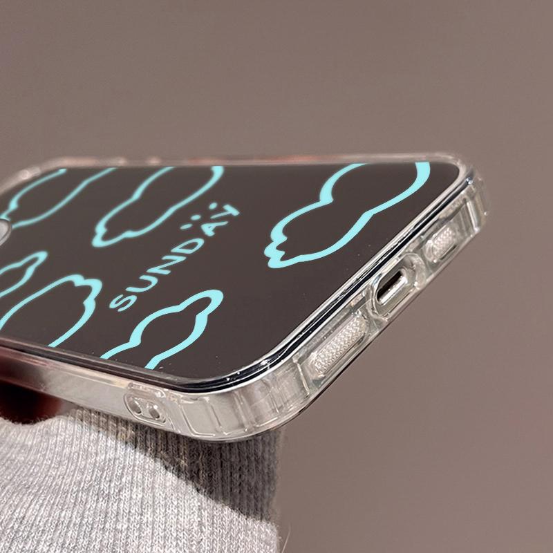 Mobile Phone Cases for iPhone 11 13 XR 15 Pro Max 12 14 Pro Max Case iPhone 16 XS Max Mirror Protective Case Mirror Exquisite Cartoon Waterproof