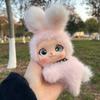 Cute Vinyl Bunny Doll Plush Toy Soft Kawaii Prone Position Rabbit Plushie Doll for Kids Adults Gifts Home Ornament Couple Gifts