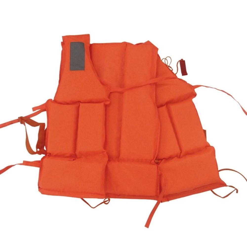 Lifesaving Aid Safety Jacket Survival Whistle Foam Life Vest Adults Life Jacket  Water Sports