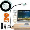 Lampa Biurkowa Z Linią 10x Lub Bez, Z Linią/Bez Linii 3 Kolory Światła, 10 Poziomów Jasności, Elastyczny Ramię