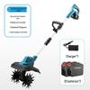 New Lithium Battery Micro Tiller: Four-Blade Soil Loosener for Home Gardening