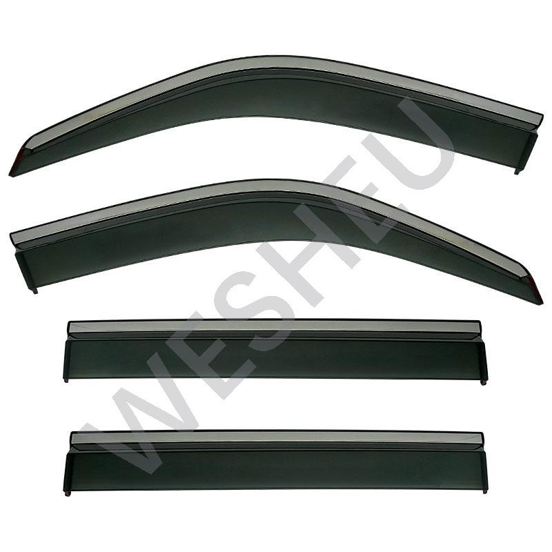 For MG HS AS23 2018-2024 AS33-15FDE 2025 2026 Window Visor Car Window Wind  Rain Deflector Protective Trim External Accessories