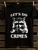 S Raccoon Print T-shirt