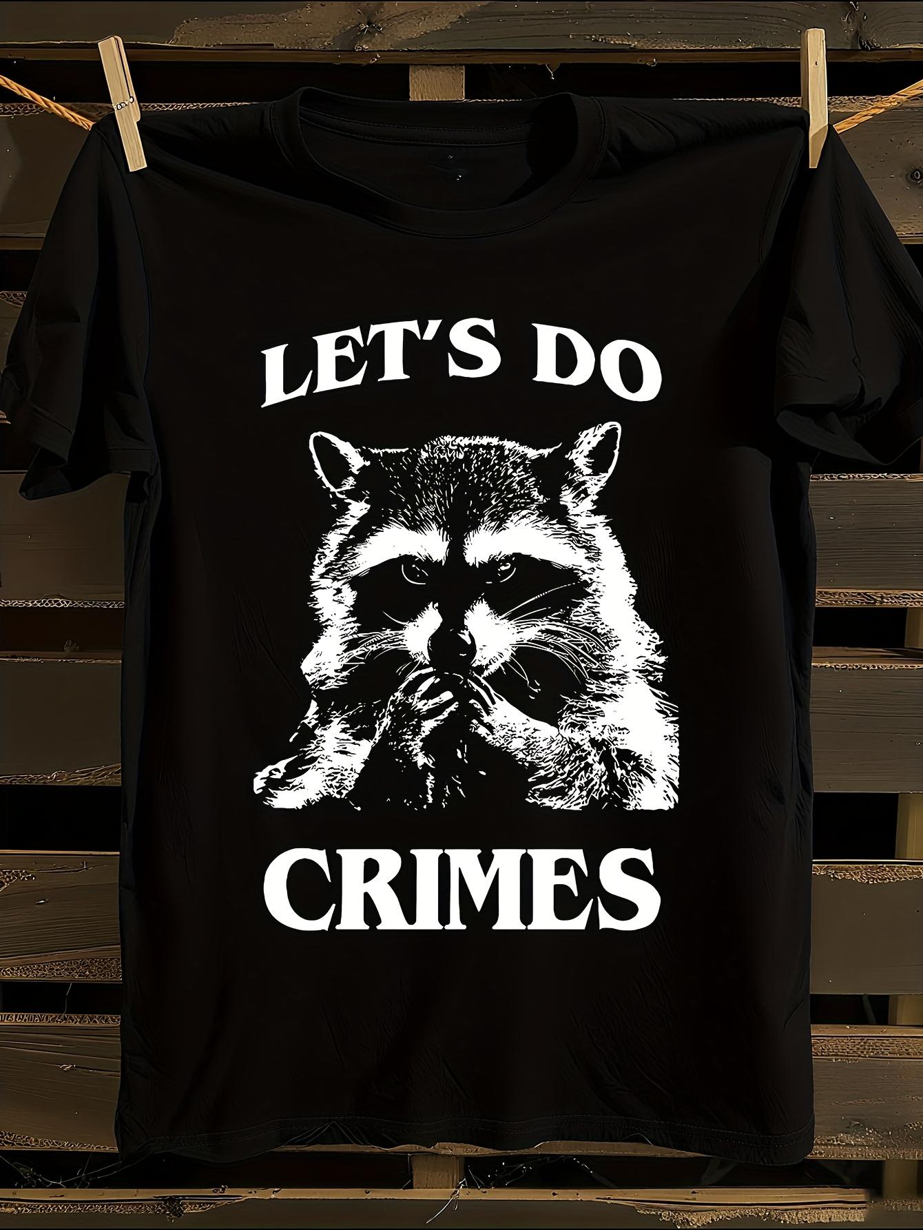 s Raccoon Print T-shirt L
