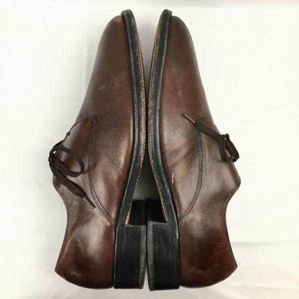 80s Vintage FLORSHEIM Flexibles Plain Toe Brown Size 11EEE 29.0 Men’s(USED)