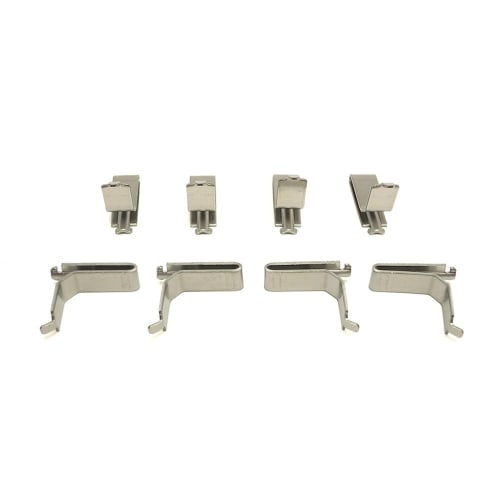 Waki Sangyo Fit Shelf Brackets, Stainless Steel, Pack of 8, for Storage, Shelves, Walls, and Interior Use, WLS-101