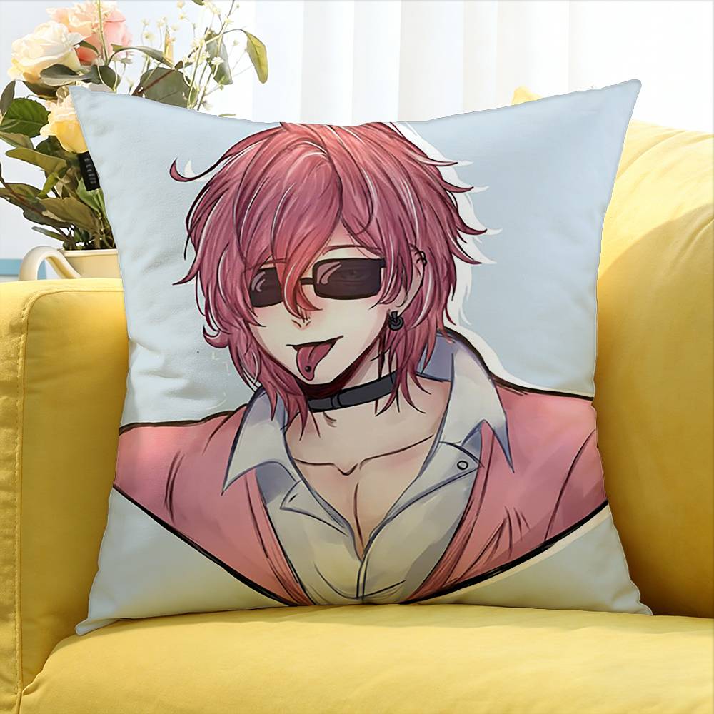 Y-arichin C-lub Various Sizes Square Pillow Case For Car Home Bedchamber Decor
