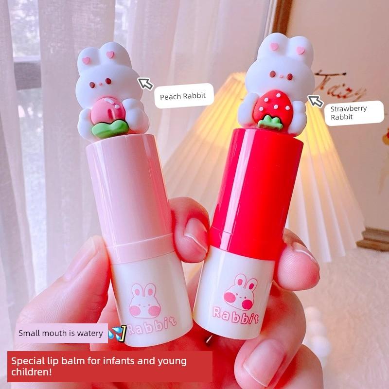 Rabbit Lip Balm Long-Lasting Cute Lip Balm for Men and Women Moisturizing Anti-Dryness Colorless Protective Gift New Recommendation