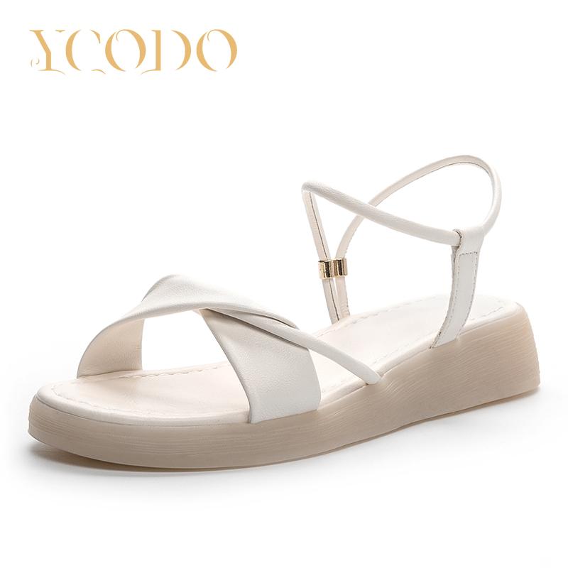 Удобные легкие повседневные летние сандалии для женщин и девочек 42 белый