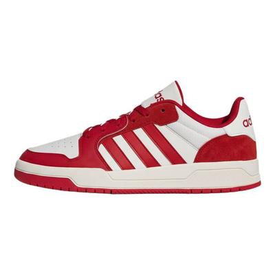 Entrap Versátiles Cómodas Zapatillas de Skate de Caña Baja Unisex Blancas Rojas KJ5971
