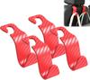 Car Seat Headrest Hook 4 Pack Hanger Storage Organizer Universal for Handbag Purse Coat fit Universal Vehicle Car Black S Type