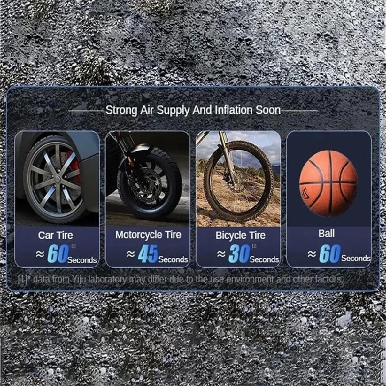 Car Emergency Power Bank with Tire Inflator Tool Car Tire Pump & Jump Starter