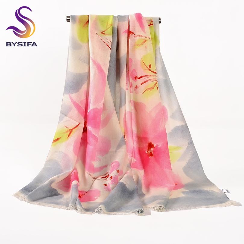 Pure Wool Scarves New Design Plus Size Wool Scarf Wraps Fashion Elegant Brand Pashmina Women All-Match Warm Winter Scarf Shawl
