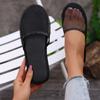 2025 Women's Baotou Slippers Women's Summer Flat Bottom Fashion Outwear Simple Slippers Hollow Breathable Mesh Women's Slippers