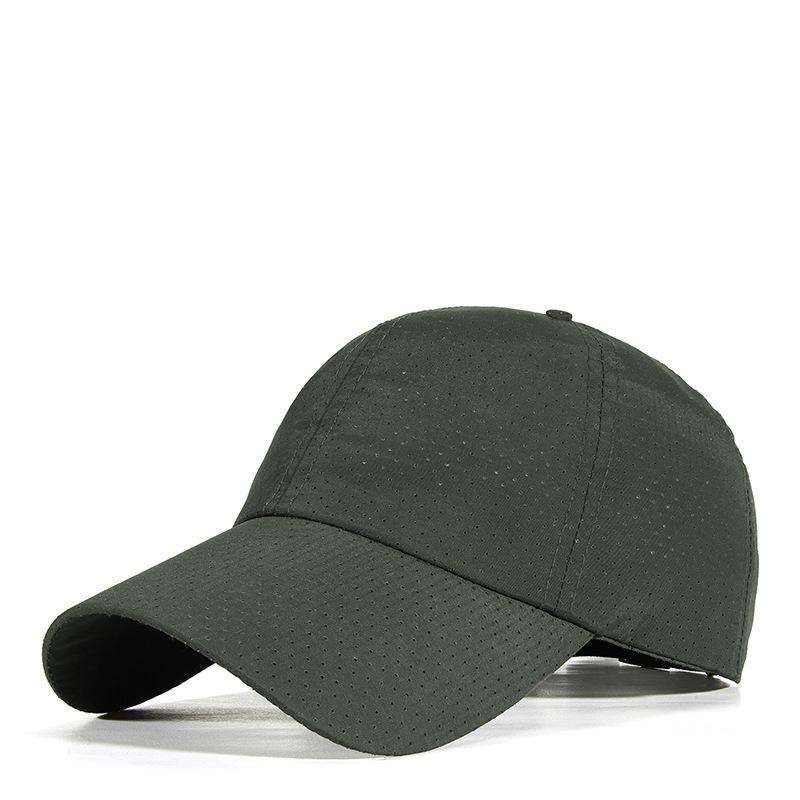 Frühling und Sommer Atmungsaktive Netz-Baseballkappe Herren und Damen Trend Outdoor Freizeit Sonnenschutz Sonnenschutz Sport Schnelltrocknende Mütze Dünn