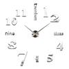 Douyin Style Silent Acrylic Wall Clock - DIY Wall Sticker for Home or Bedroom