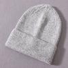 Children's hats rabbit velvet classic striped knitted hats autumn and winter soft cute outdoor wool hats keep warm