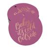 Inkdotpot Real Gold Foil Baby It's Cold Outside Baby Shower Tags Favor Hang Paper Tags 100