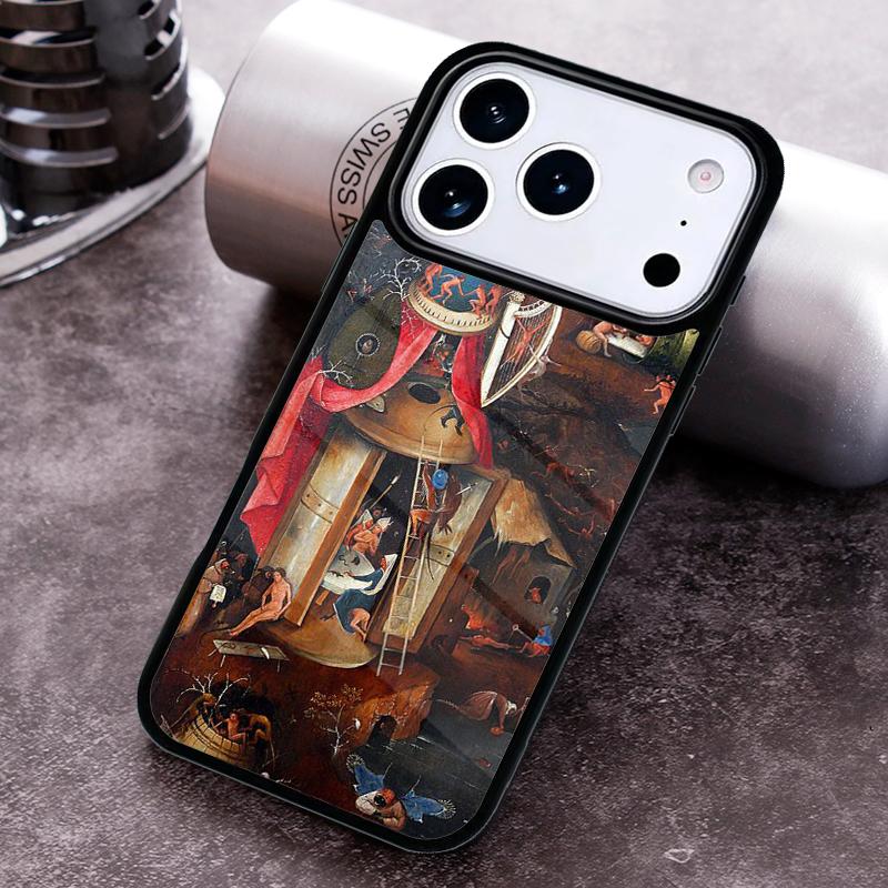 Hieronymus Bosch Kunst Malerei Druck Handyhülle für iPhone 17 16 15 Pro Max Air 14 13 12 11 Plus Stoßfeste Hülle