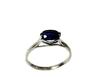 Bague en argent sterling 925 avec pierre précieuse kyanite naturelle, taille 7,5 US
