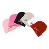 Korean version of outdoor cycling warm cold hat bow knitted hat trendy versatile autumn and winter cold wool hat women 2025