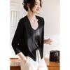 Srcr Women's Silk Blend Short Knit Cardigan
