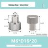 Hongkangming Stainless Steel Knurled Hand-Twist Nut for M3-M12.