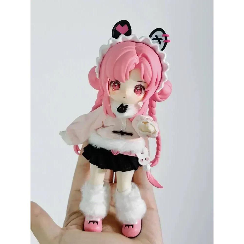 Nagi Jointly Movable Bjd Exchange Student Series Anime Peripheral Action Figure Kawaii Model Garage Kit Children Cute Toy Gift