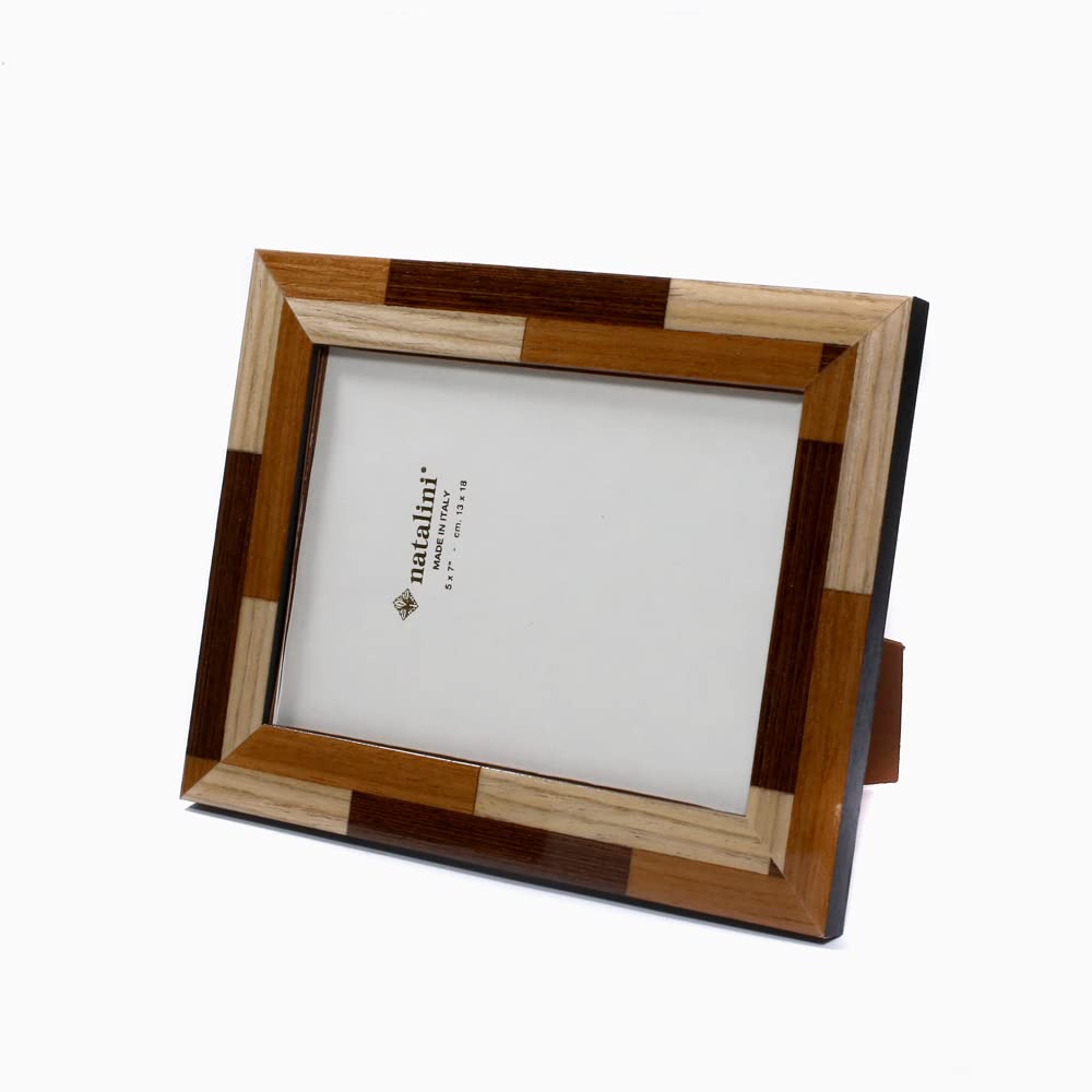 Photo Frame NATALINI Made In Italy Natalini Photo Frame Handmade Brown Sherwood Interior Wooden Photo Holder