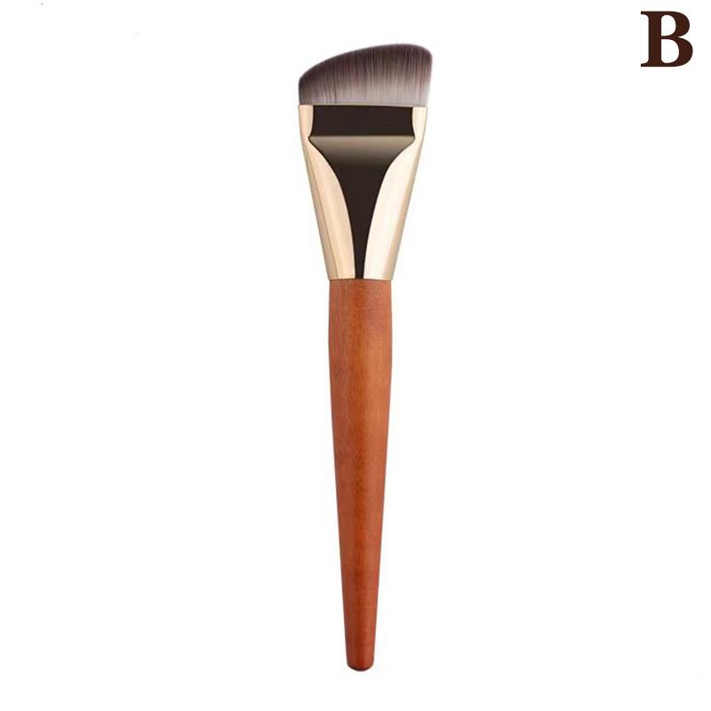 

Ультратонкая кисть для тональной основы Легкая и тонкая кисть для контура лица Плоская кисть для контура Кисти для растушевки тонального крема для макияжа