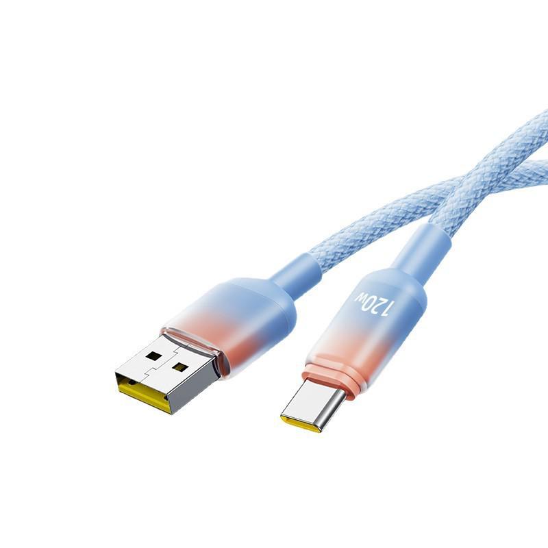 120W Super Fast Charge Type-C Cable, Compatible with Apple 15/16 & Huawei, 6A Charging