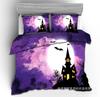 3D Digital Printing Halloween Bedding Pattern Four-Piece Set Three-Piece Set Sticker