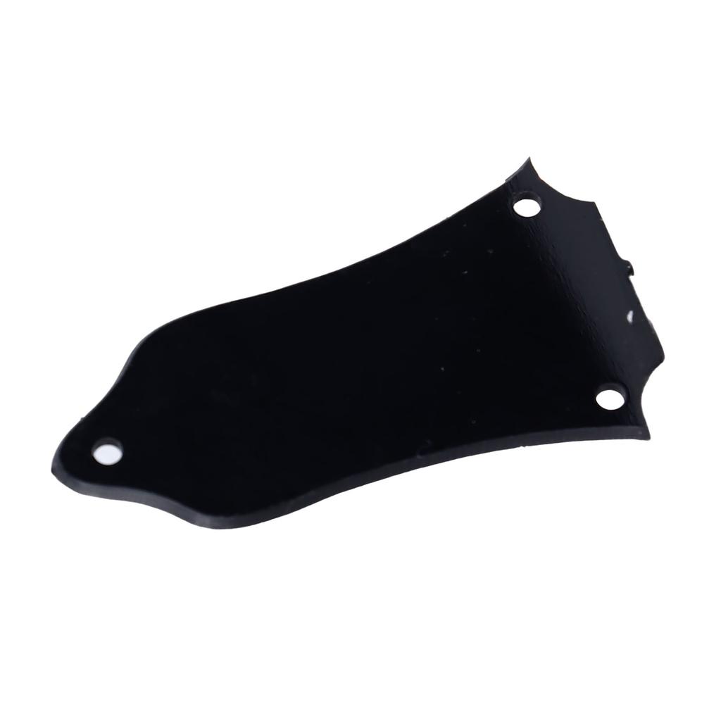 Electric Guitar Truss Rod Plate Plastic Sturdy Lightweight Decorative Truss Rod Cover Plate Black