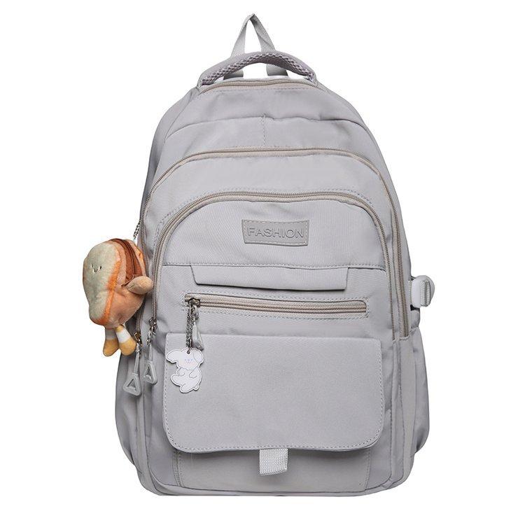 School bag for girls, Instagram-style school bag, simple and versatile computer backpack for junior high, high school, and college students