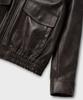 Nonblank Vegan Leather Blouson_Dark Brown