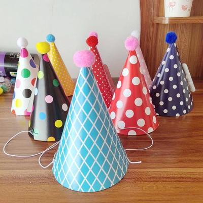 Chapéu de Aniversário Estilo Xiaohongshu e Decorações de Bolo - Adereços Divertidos para Fotos para o Primeiro Aniversário do Bebê
