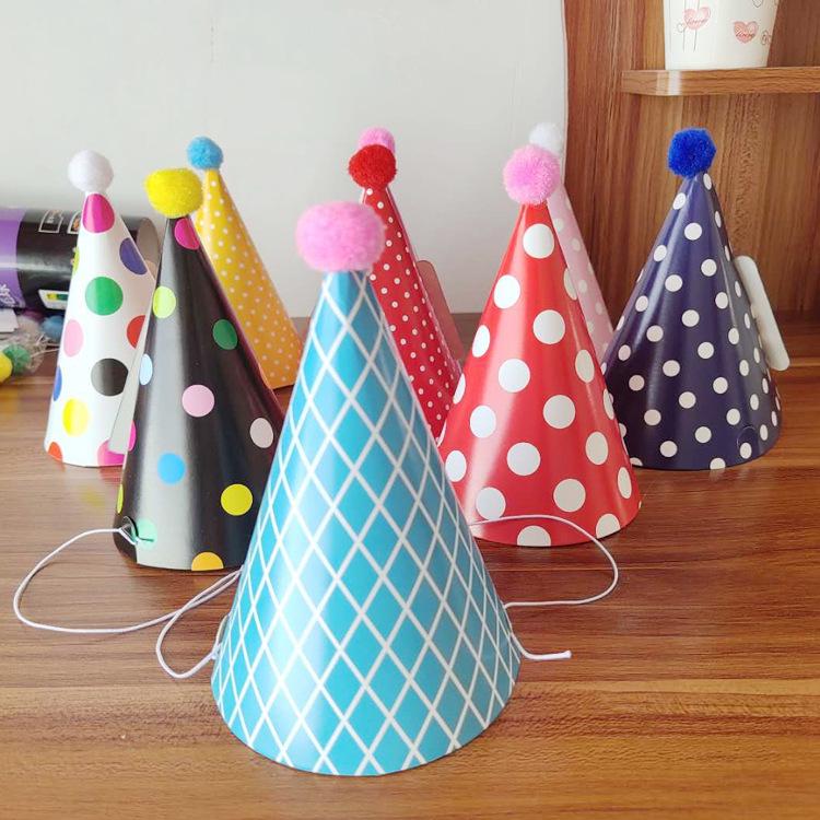 Xiaohongshu Style Birthday Hat & Cake Decorations - Fun Photo Props for Baby's First Birthday