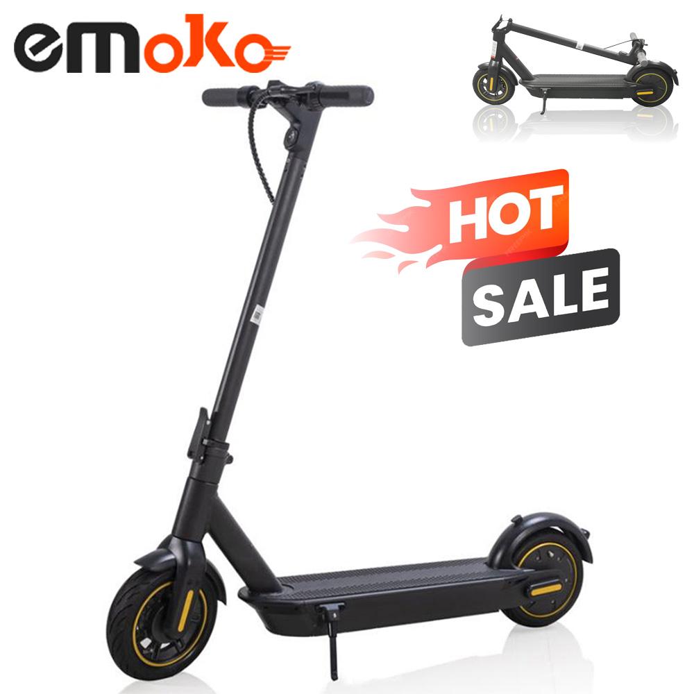 Emoko HT-T4 Pro Faltbarer E-Scooter mit 10" 500W 36V15Ah, LED-Display, Trommelbremsen City E-Scooter für tägliche Pendler & Outdoor-Reisen