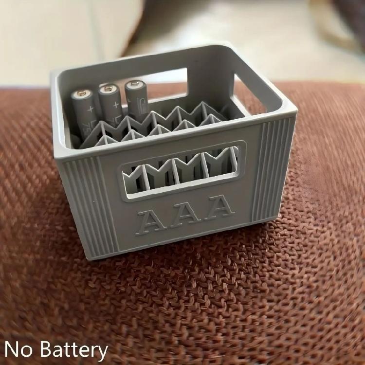 Battery Storage Box Stackable for 20 2A Or 30 3A Batteries with High Capacity and Robust Build