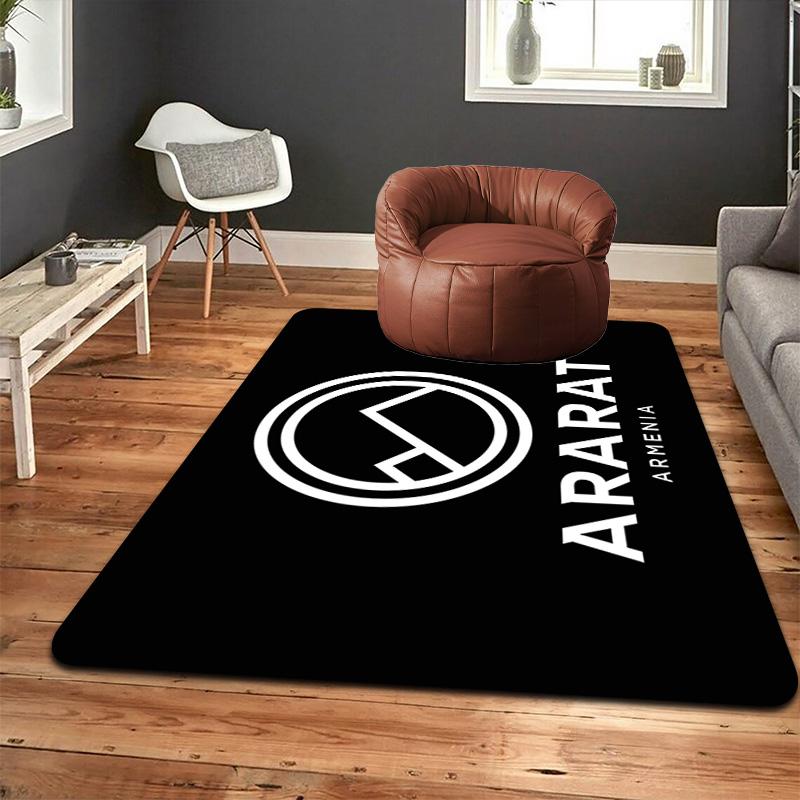 Ararat Armenia FC Pattern Rug Floor Mat for Living Room or Bedroom Soft and Comfortable Carpet a Gift for Birthday and Holiday.