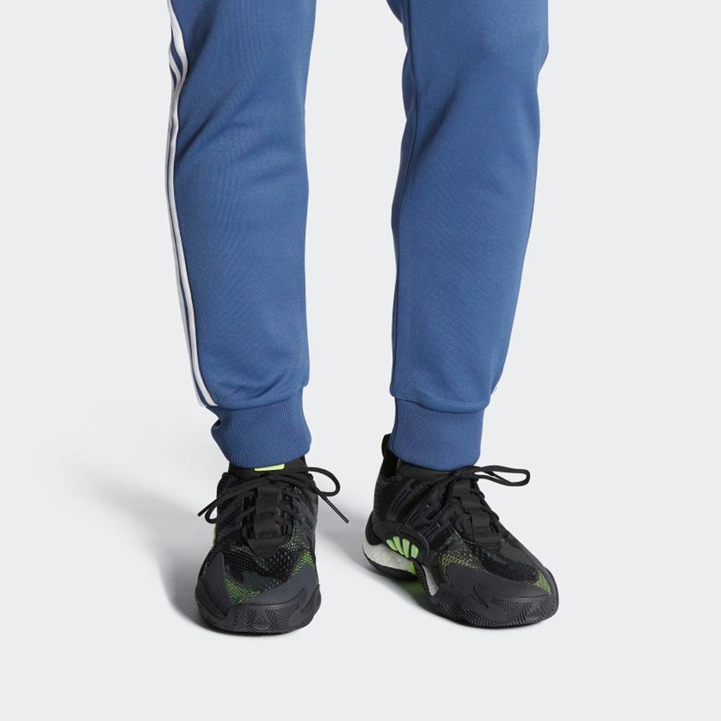 Adidas Originals Crazy BYW X 2.0 Synthetic Leather Sports Shock Absorption Low Top Lifestyle Shoes Unisex Sneakers Black Green EE6012